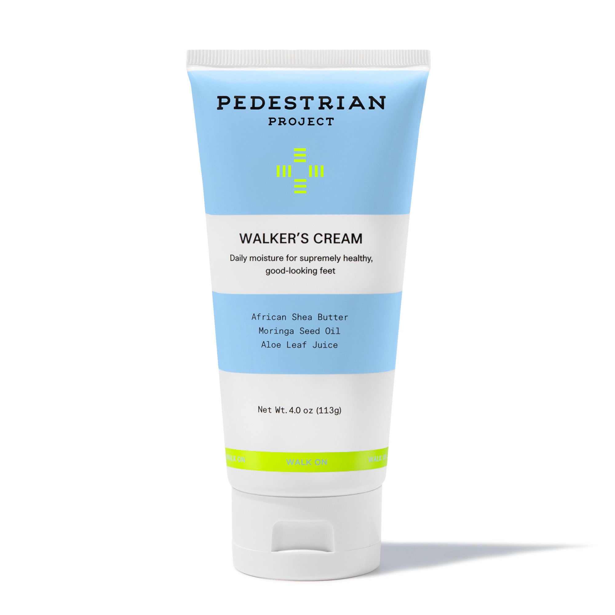Tube of Pedestrian Project Walker's Cream on a white background